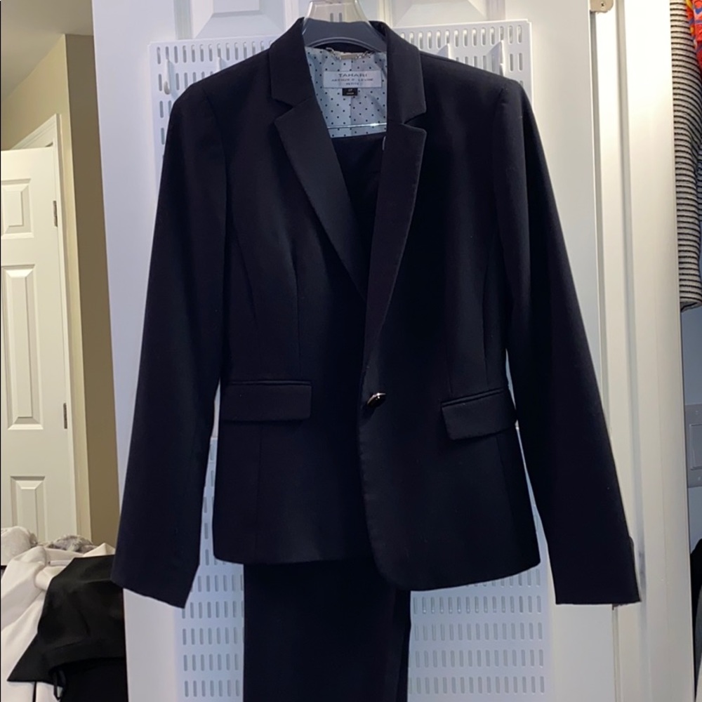 Navy blue suit